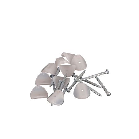 Corolux Miniature Profile PVC Roofing Sheet Fixings (Pack of 10) only £0.53