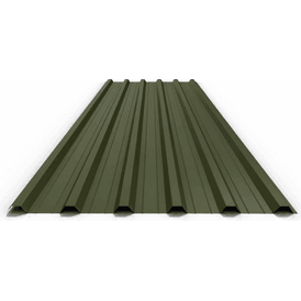 PVC Plastisol Coated Steel Box Profile Roofing Sheet (32/1000) - Forward (Cut to Length)
