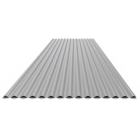 Galvanised Steel Corrugated Roofing Sheet (14/3) - Cut to Length