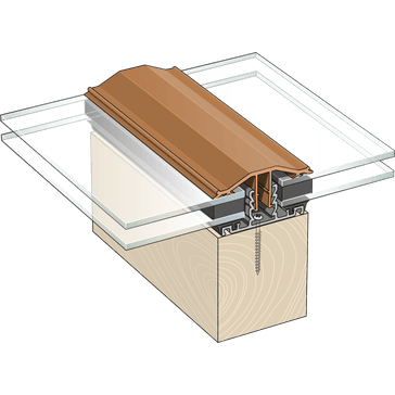 Solstice Capex Snap Down 10mm - 25mm Glazing Bar