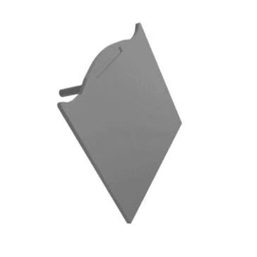 Solstice PVC Capex Snap Down Extended End Cap