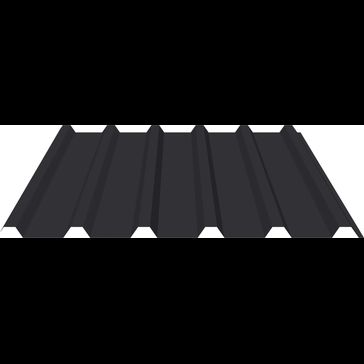 Polyester Paint Coated Steel Box Profile Roofing Sheet (32/1000) - Cut to Length