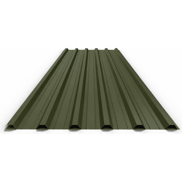 PVC Plastisol Coated Steel Box Profile Roofing Sheet (32/1000) - Forward (Cut to Length)
