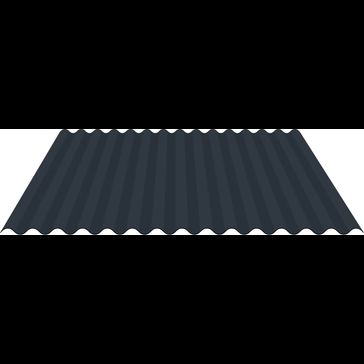 PVC Plastisol Coated Steel Corrugated Roofing Sheet (14/3) - Cut to Length