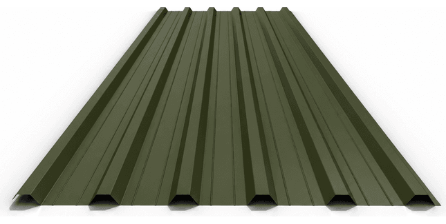 PVC Plastisol Coated Steel Box Profile Roofing Sheet (32/1000) - Forward (Cut to Length)