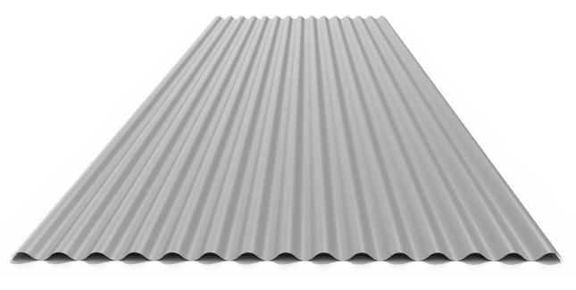 Galvanised Steel Corrugated Roofing Sheet (14/3) - Cut to Length